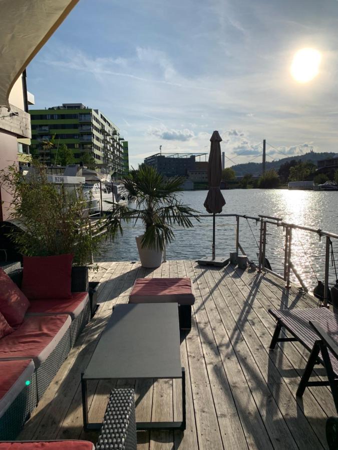 Waterside Living - Hausboot Linz Hotel Buitenkant foto